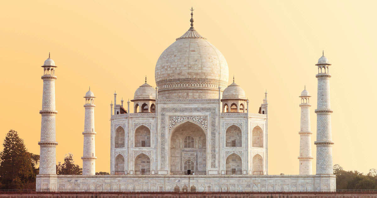 Taj Mahal at golden hour in Agra, India — a must-visit landmark for travellers exploring India