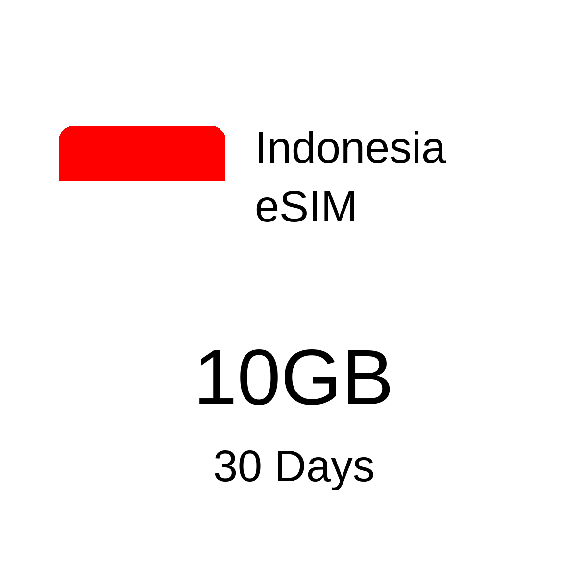 Indonesia eSIM - 10GB / 30 Days