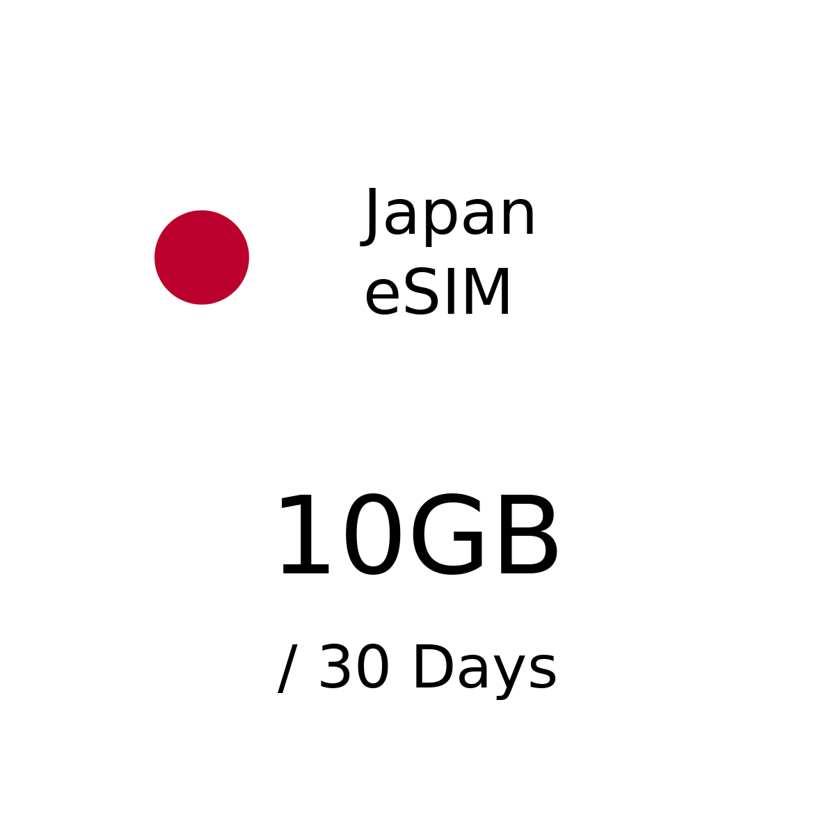 Japan eSIM - 10GB / 30 Days