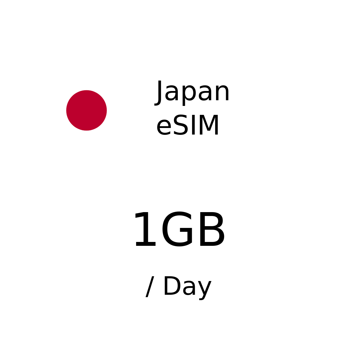 Japan eSIM - 1GB / Day