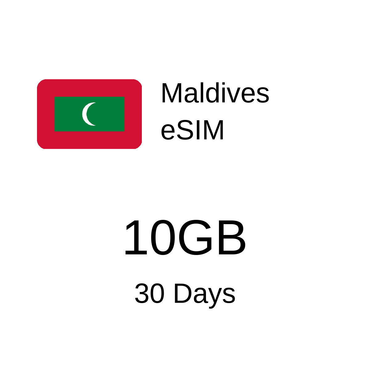Maldives eSIM - 10GB / 30 Days