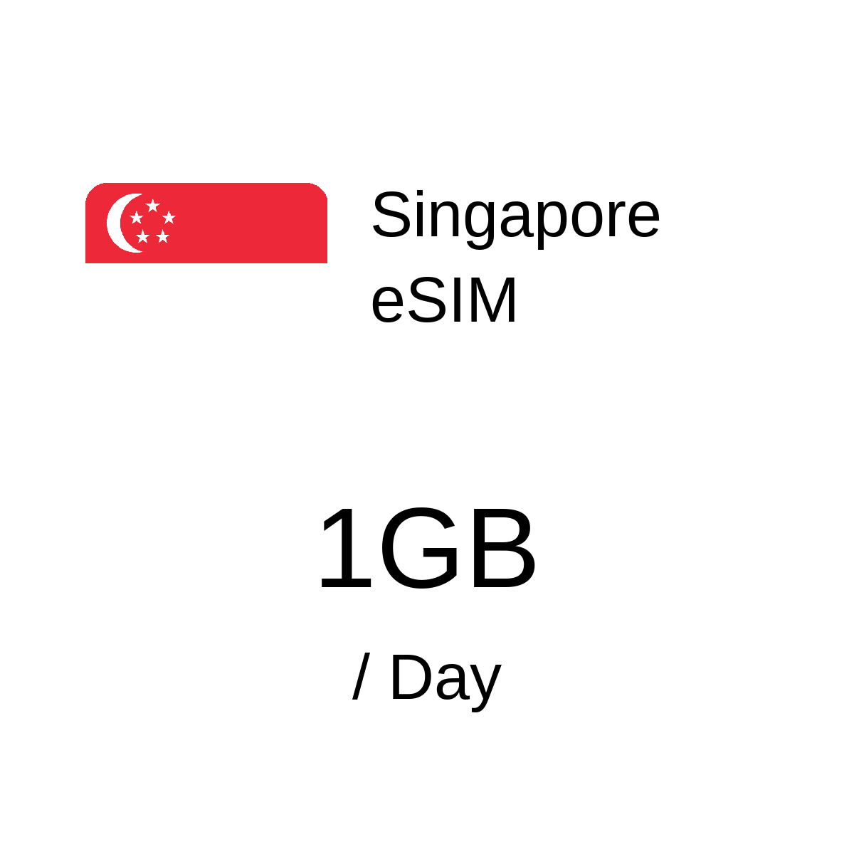 Singapore eSIM - 1GB / Day