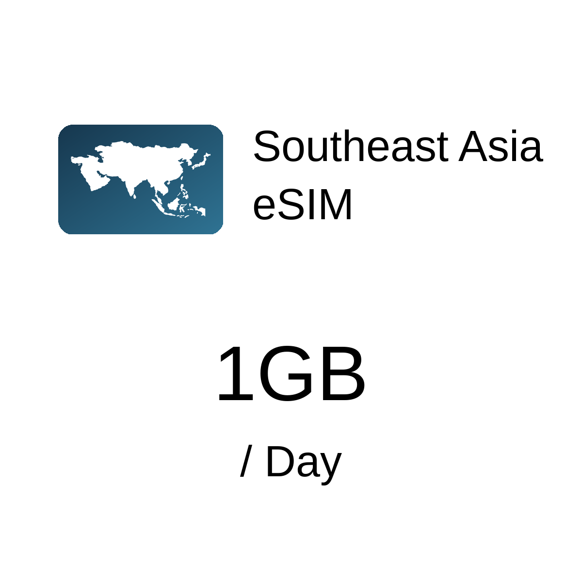 Southeast Asia eSIM - 1GB / Day