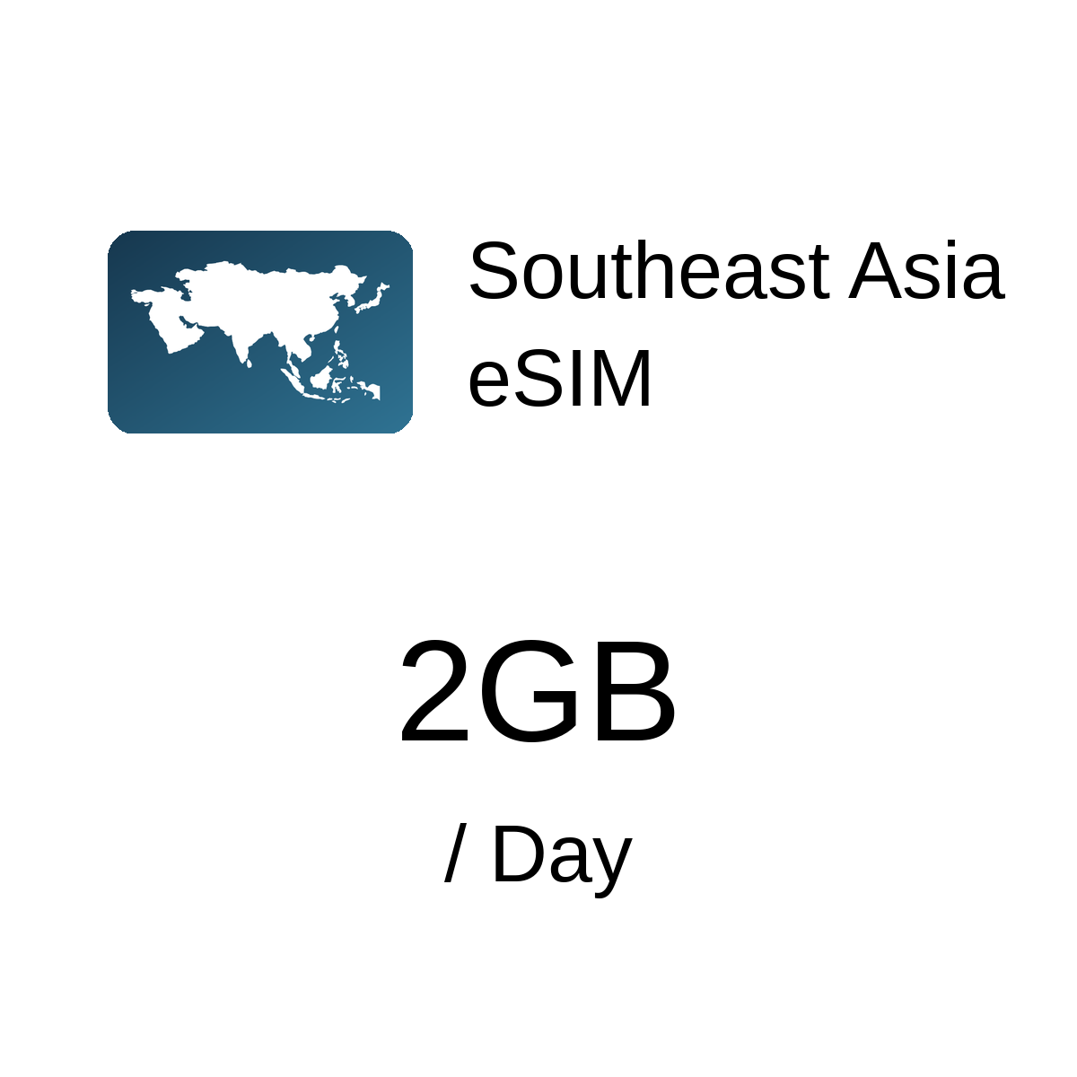 Southeast Asia eSIM - 2GB / Day