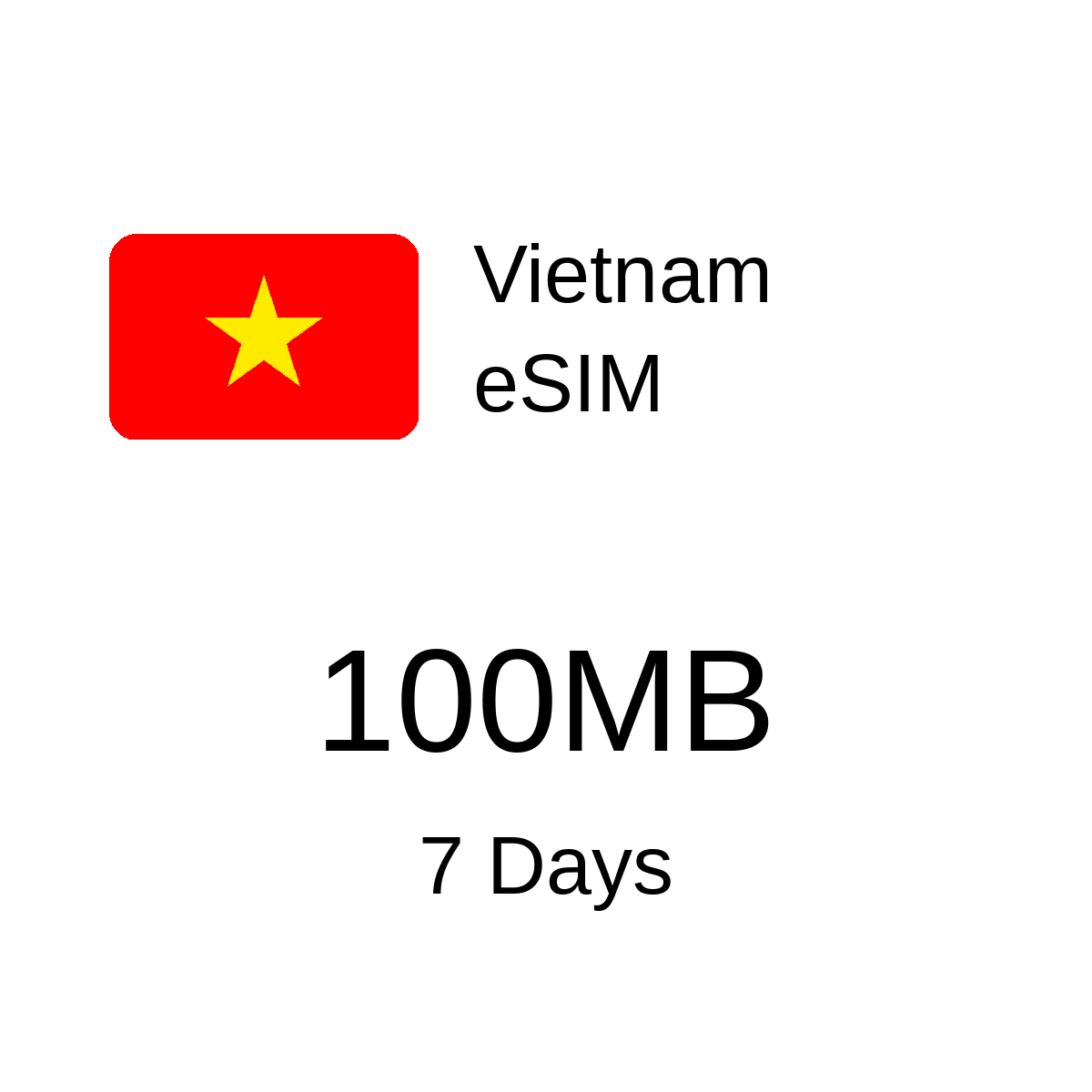Vietnam eSIM - 100MB / 7 Days