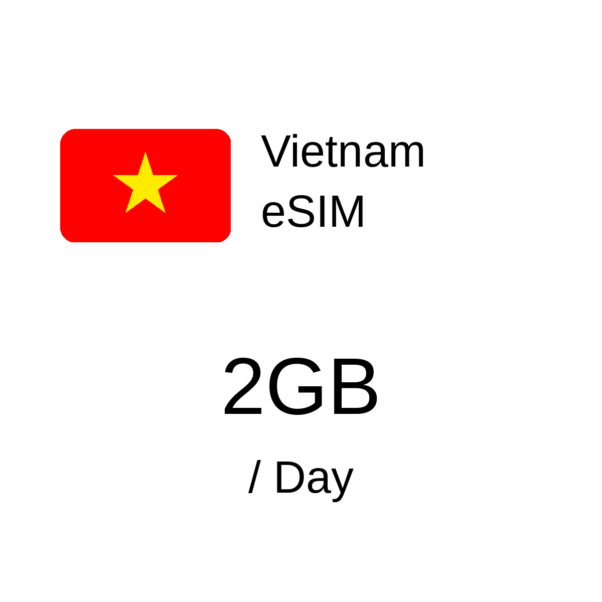 Vietnam eSIM - 2GB / Day