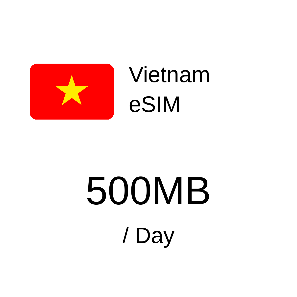 Vietnam eSIM - 500MB / Day